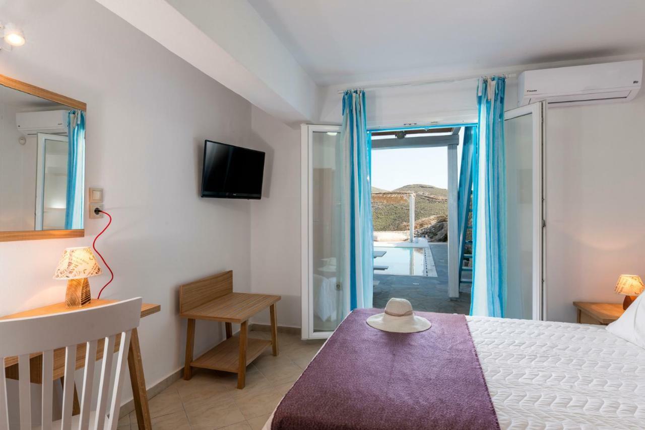 Вилла Wild View Mykonos Merchia Beach Экстерьер фото