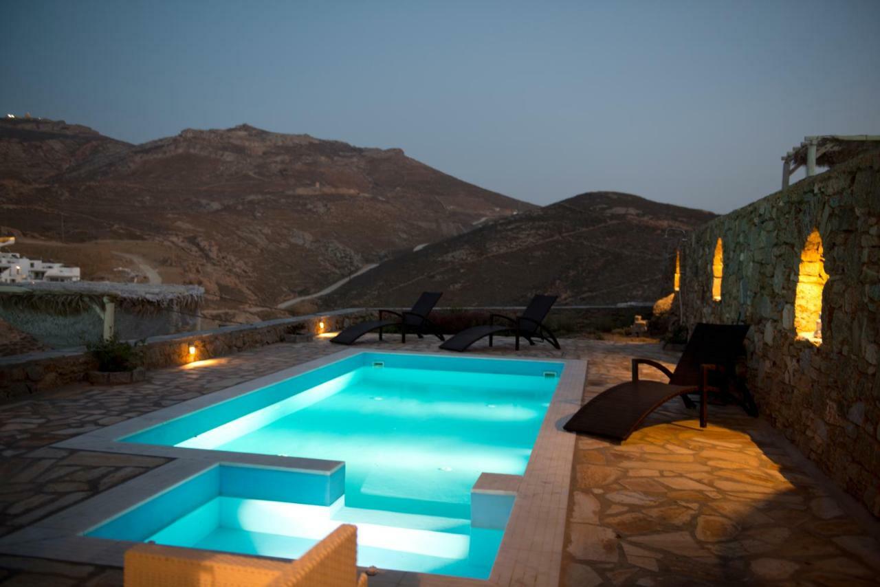 Вилла Wild View Mykonos Merchia Beach Экстерьер фото