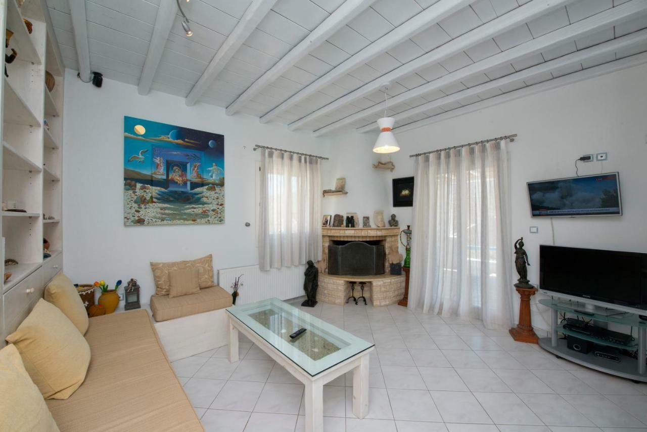 Вилла Wild View Mykonos Merchia Beach Экстерьер фото