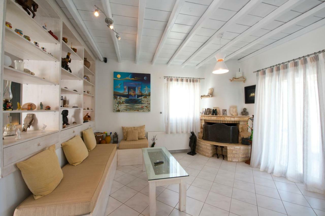 Вилла Wild View Mykonos Merchia Beach Экстерьер фото