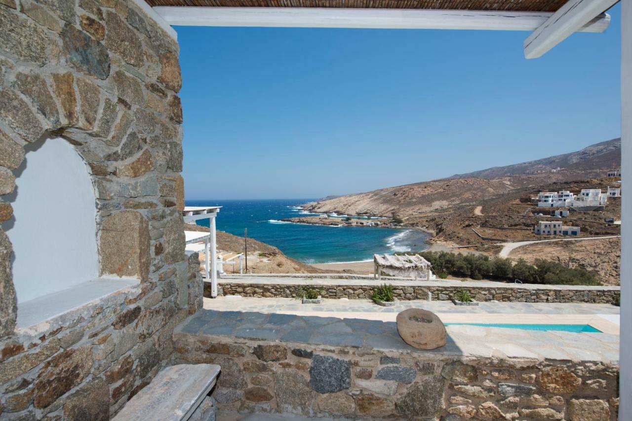 Вилла Wild View Mykonos Merchia Beach Экстерьер фото