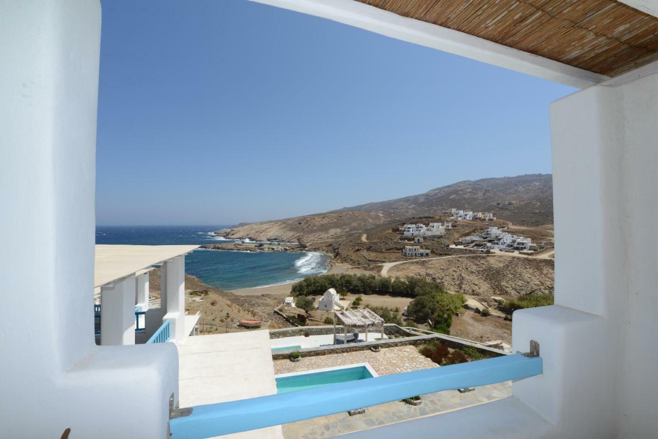 Вилла Wild View Mykonos Merchia Beach Экстерьер фото