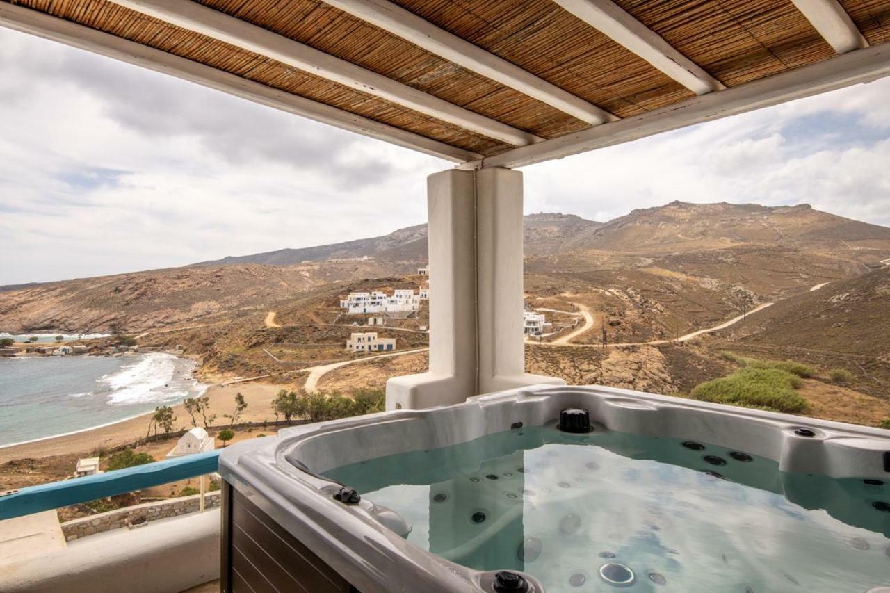 Вилла Wild View Mykonos Merchia Beach Экстерьер фото