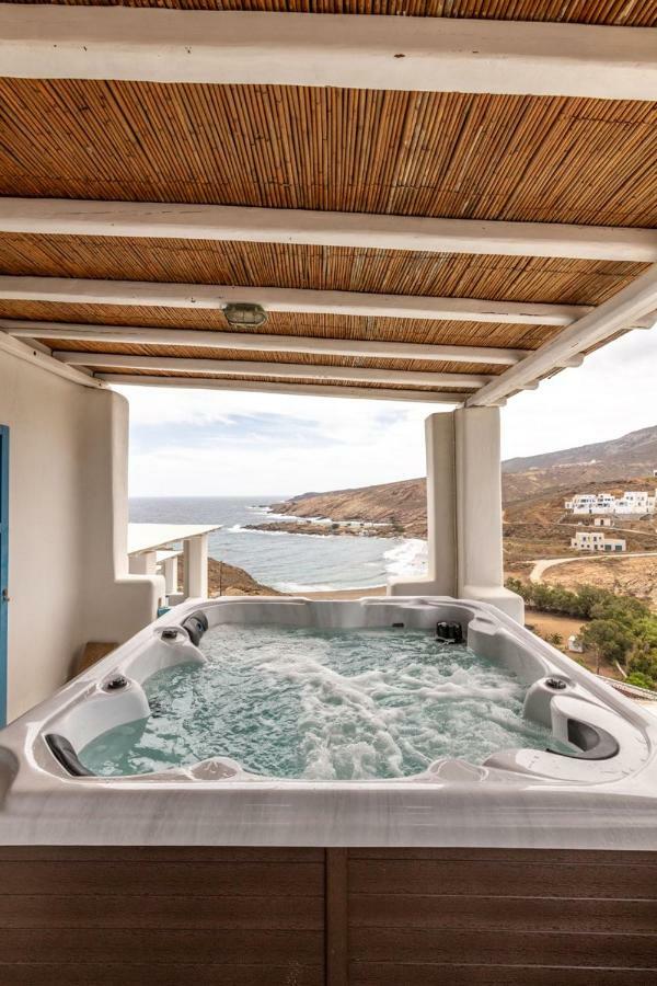 Вилла Wild View Mykonos Merchia Beach Экстерьер фото
