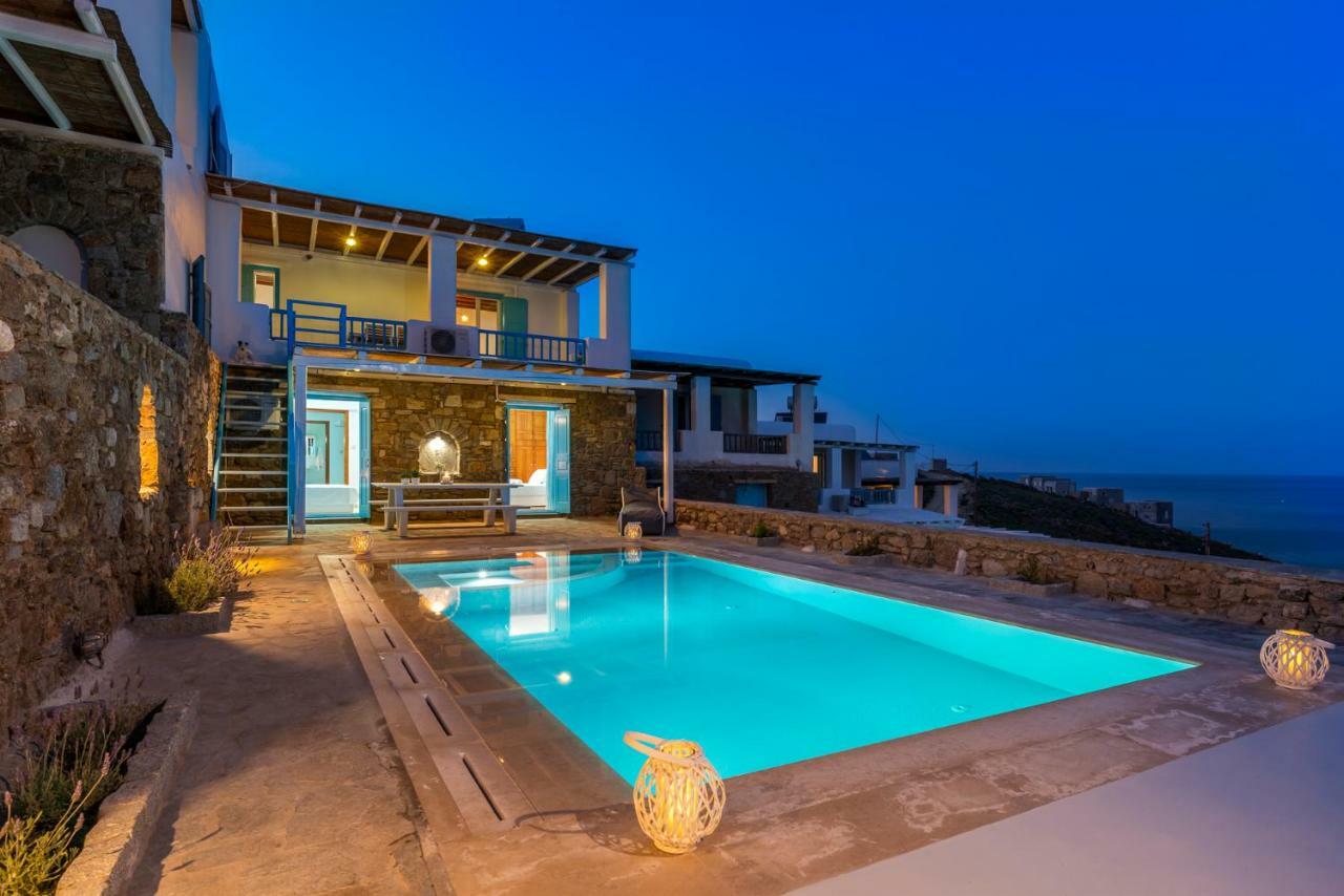 Вилла Wild View Mykonos Merchia Beach Экстерьер фото