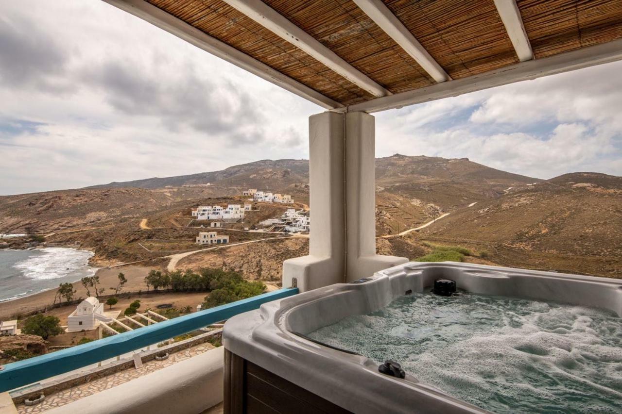 Вилла Wild View Mykonos Merchia Beach Экстерьер фото